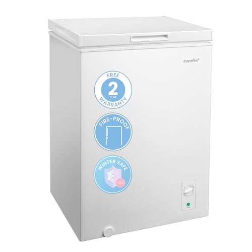 COMFEE' Congelador Horizontal 99 L Convertible Blanco